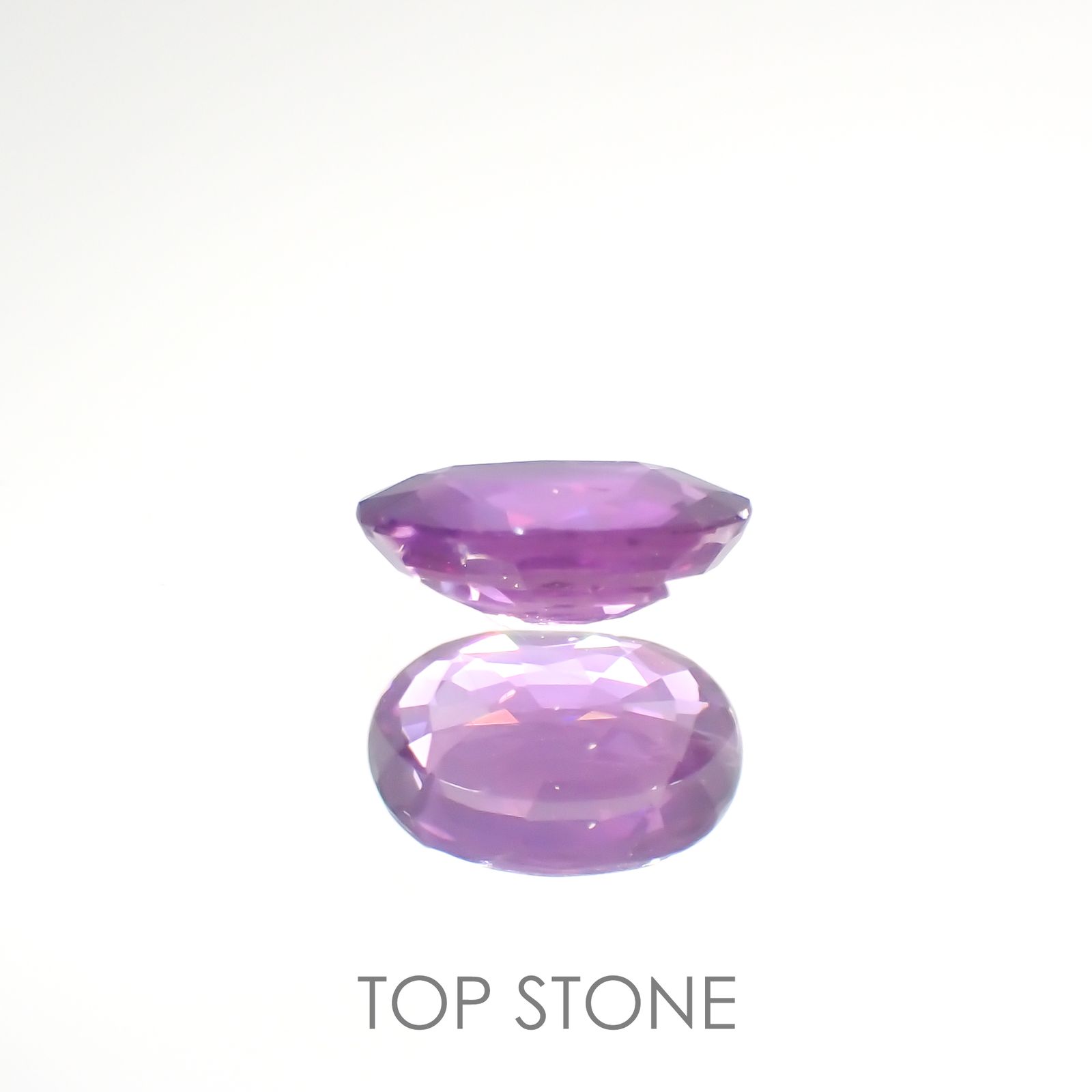バイカラーサファイア(宝石名バイカラー・サファイア) マダガスカル/タンザニア産 0.81ct 識別済[210812483]6.8×4.6mm前後