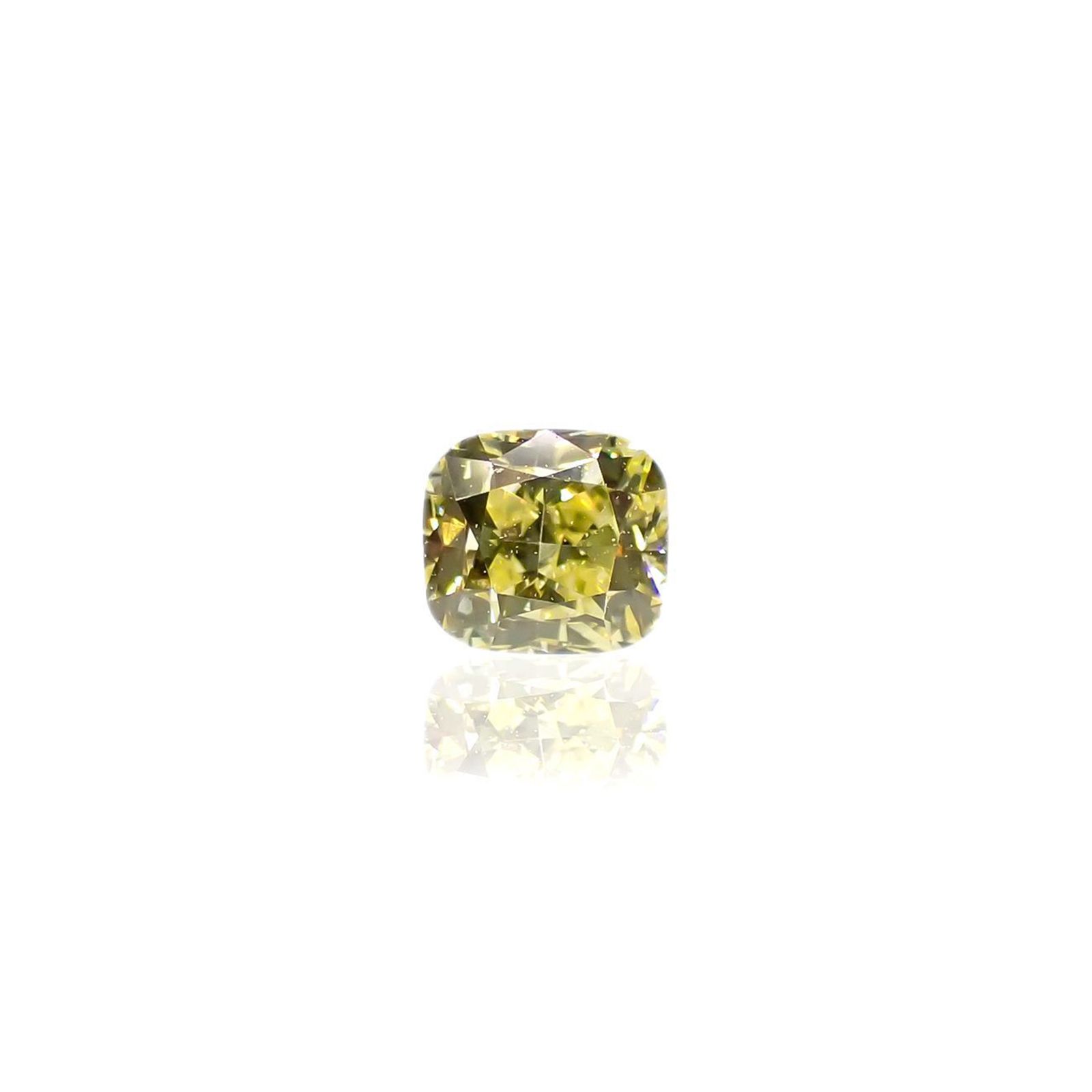 イエローダイヤモンド SI-VS(宝石名ダイアモンド) 0.13ct 識別済[220616394]2.8x2.6mm前後
