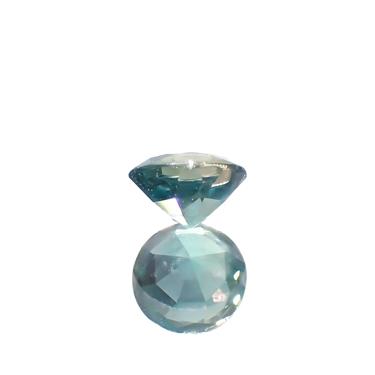シルキーアレキサンドライト ブラジル・ミナスジェライス州ヘマチタ鉱山産 0.23ct[240929057]3.7x3.7mm前後