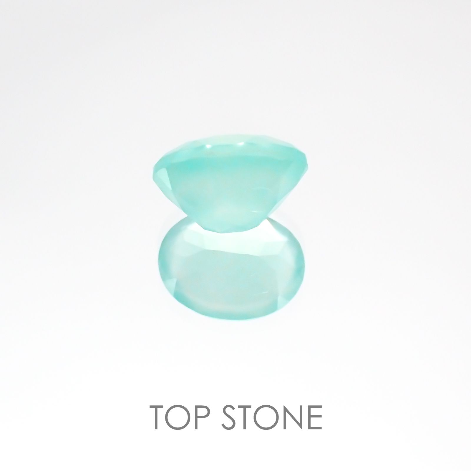 アクアプレーズ 南アフリカ産 ルース 1.34ct[20118310]8.2×6.3mm前後