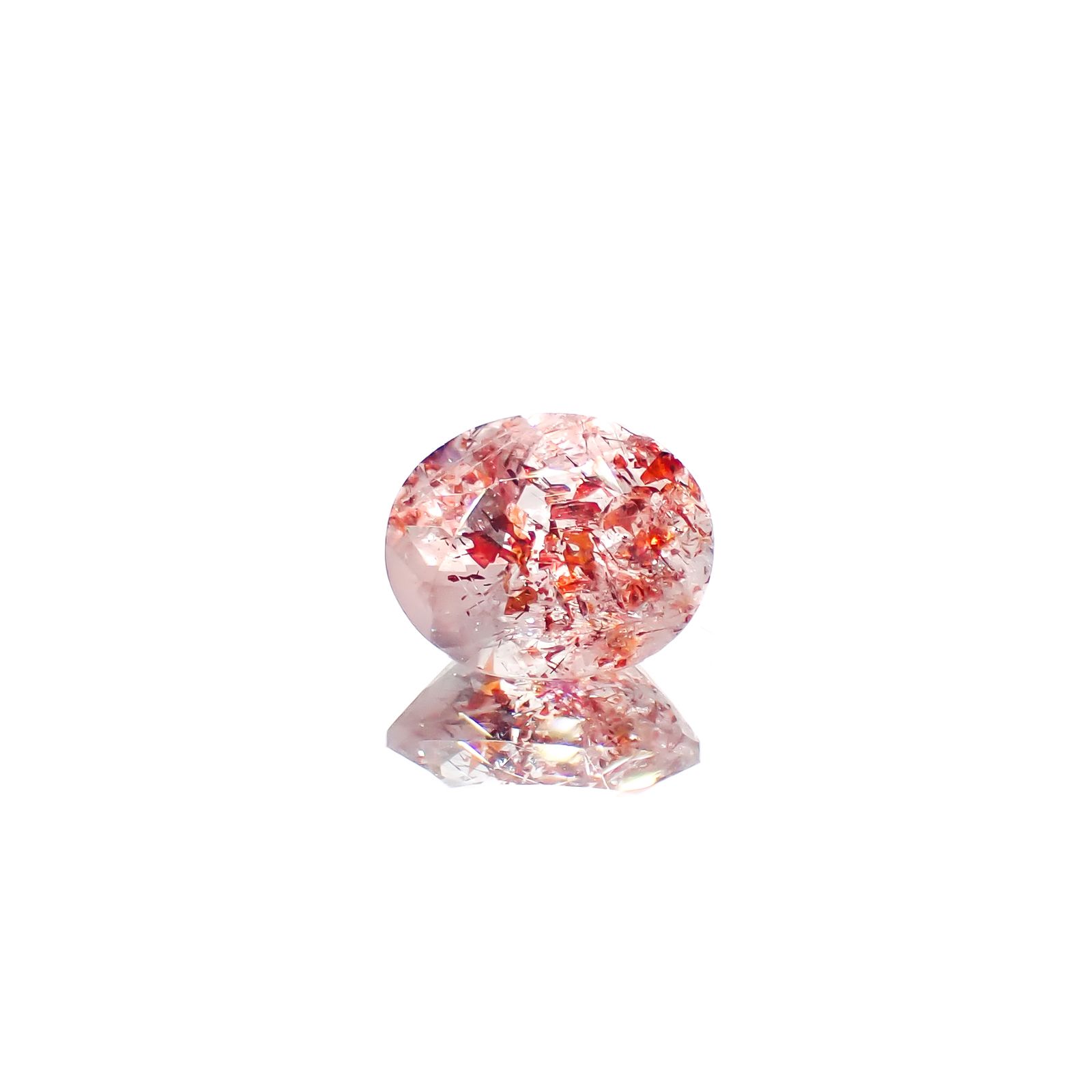 ファイヤークォーツ ナイジェリア産 2.04ct[240326724]9.2x7.6mm前後