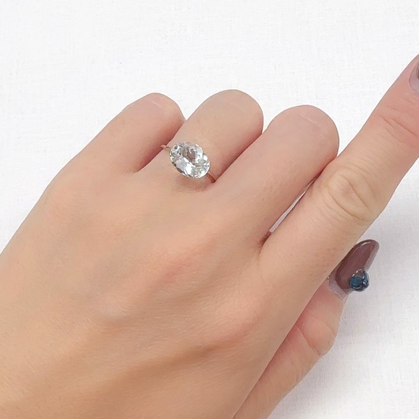 ゴッシェナイト パキスタン・ヒマラヤ産 2.23ct[240527462]10.1x7.9mm前後