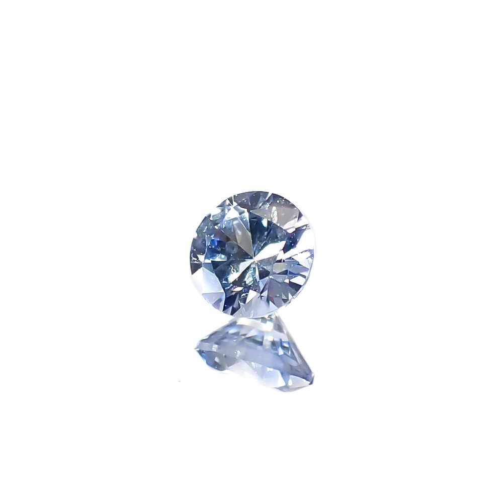 アイスブルーサファイア スリランカ産 0.18ct [250129736]3.3x3.3mm前後