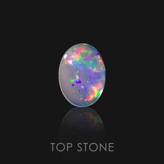 ウォーターオパール(宝石名ウォーター・オパール) メキシコ産 0.50ct 識別済[20117604]6.8×5.1mm前後