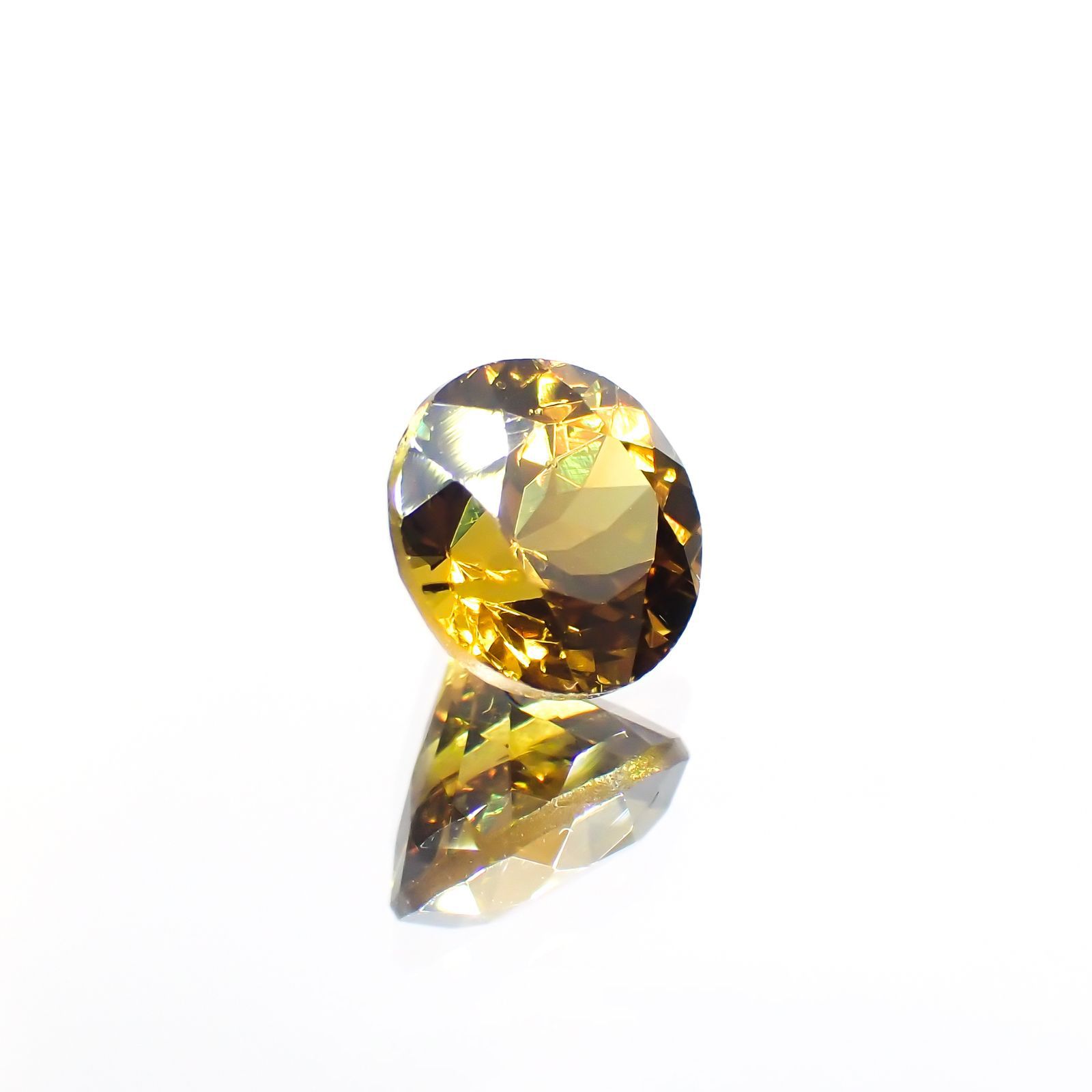 グロッシュラーアンドラダイトガーネット(宝石名グロッシュラー/アンドラダイト・ガーネット)ナミビア産 1.80ct 識別済[220114303]7x7mm前後