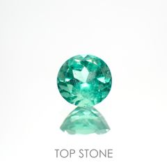 エメラルド(宝石名エメラルド) コロンビア産 0.365ct ソ付(彩珠)[211013167]4.7×4.7mm前後