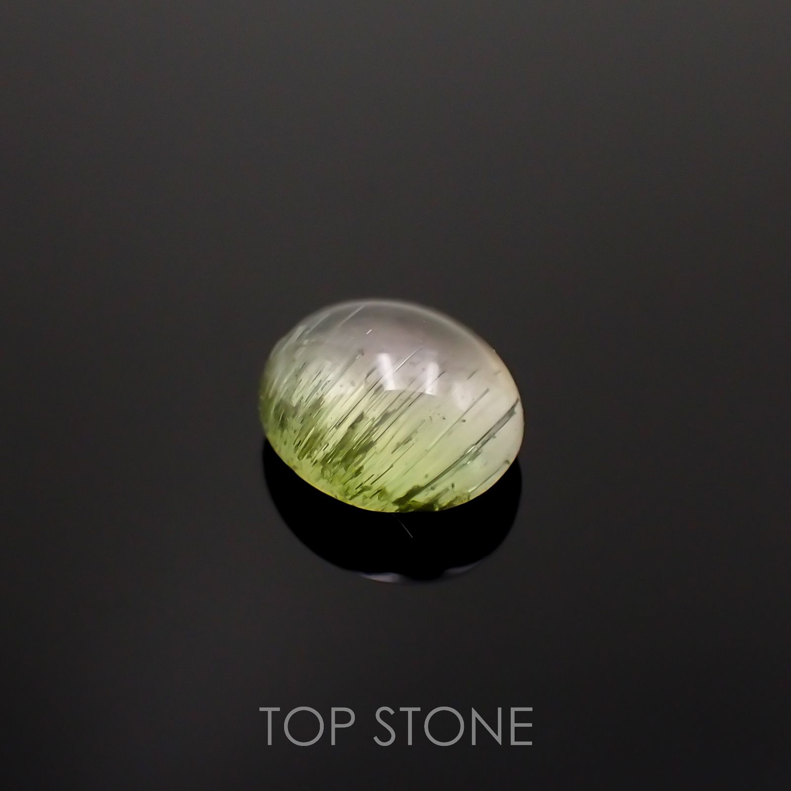 バイカラートルマリンキャッツアイ ブラジル産 0.77ct[221018609]6x4.9mm前後