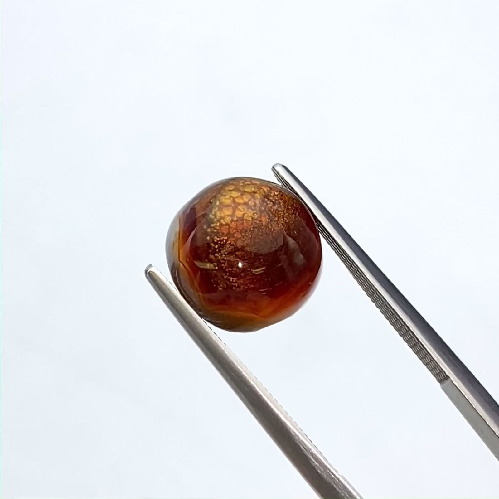◇フリーフォーム◇ファイヤーアゲート メキシコ産 4.44ct / 10.9x10