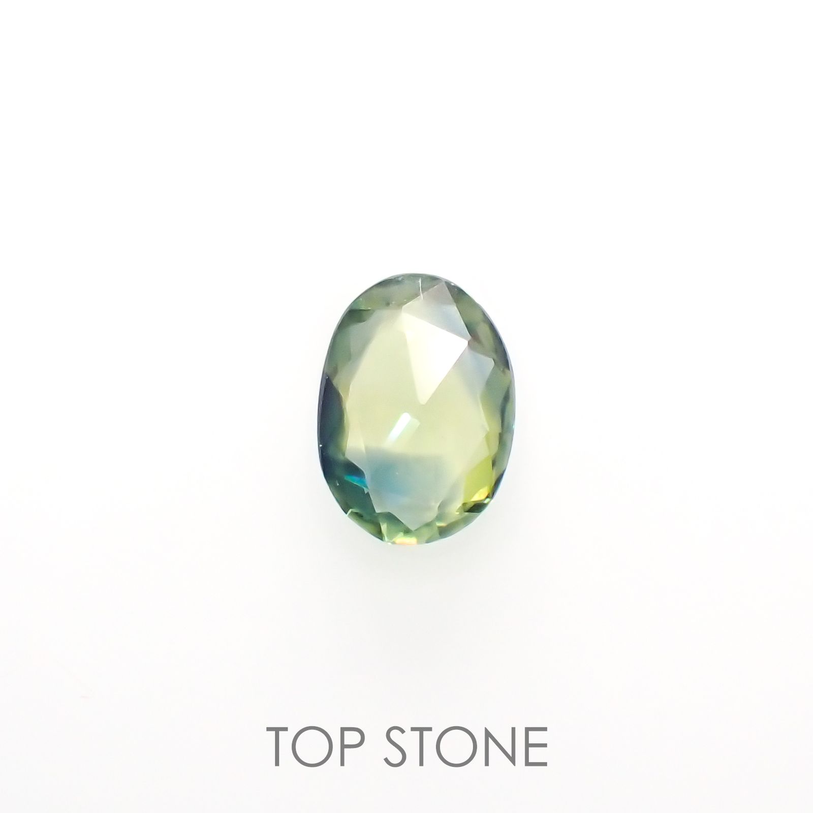 ◇ローズカット◇パーティカラーサファイア(宝石名パーティカラード・サファイア) マダガスカル産 1.02ct 識別済[210913203]7.7×5.6mm前後