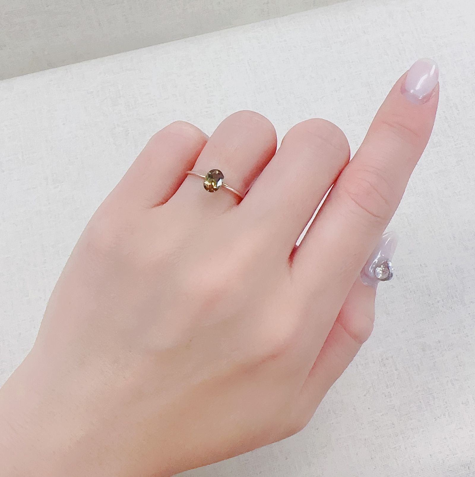 バイカラーアンダリュサイト スリランカ/マダガスカル産 0.62ct[230421599]6.2x4.7mm前後