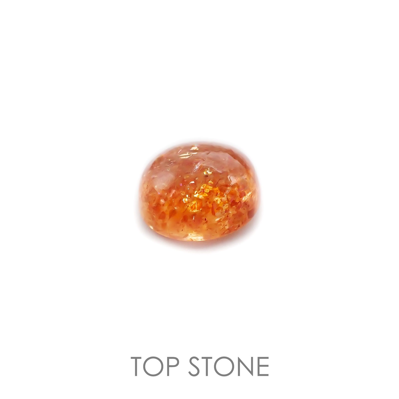 イリュージョンサンストーン タンザニア産 ルース 1.37ct[210510865]7.1×6.9mm前後