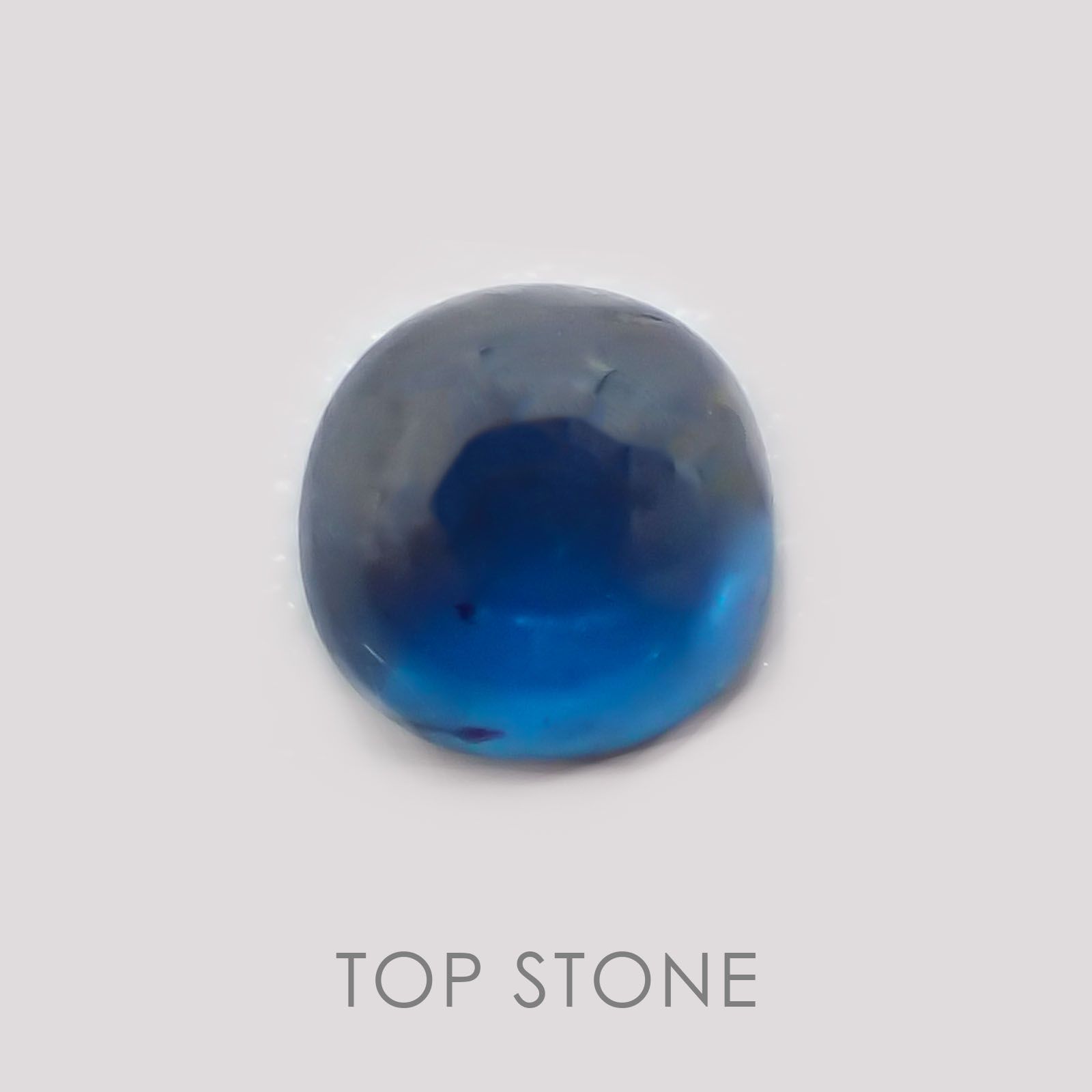 ガーナイト(宝石名含コバルト・ガーナイト) ナイジェリア産 0.28ct 識別済[21019082]3.4×3.4mm前後