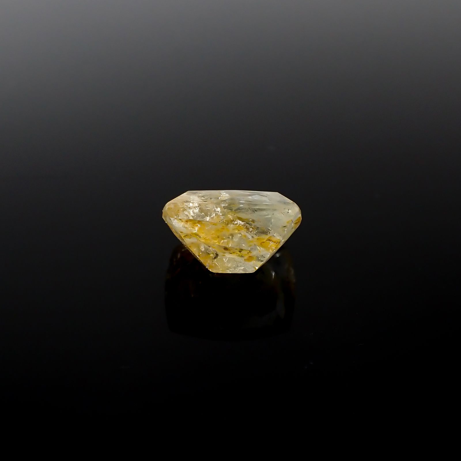 オーロラアクアマリン ブラジル産 5.78ct[240226060]12.5x10mm前後