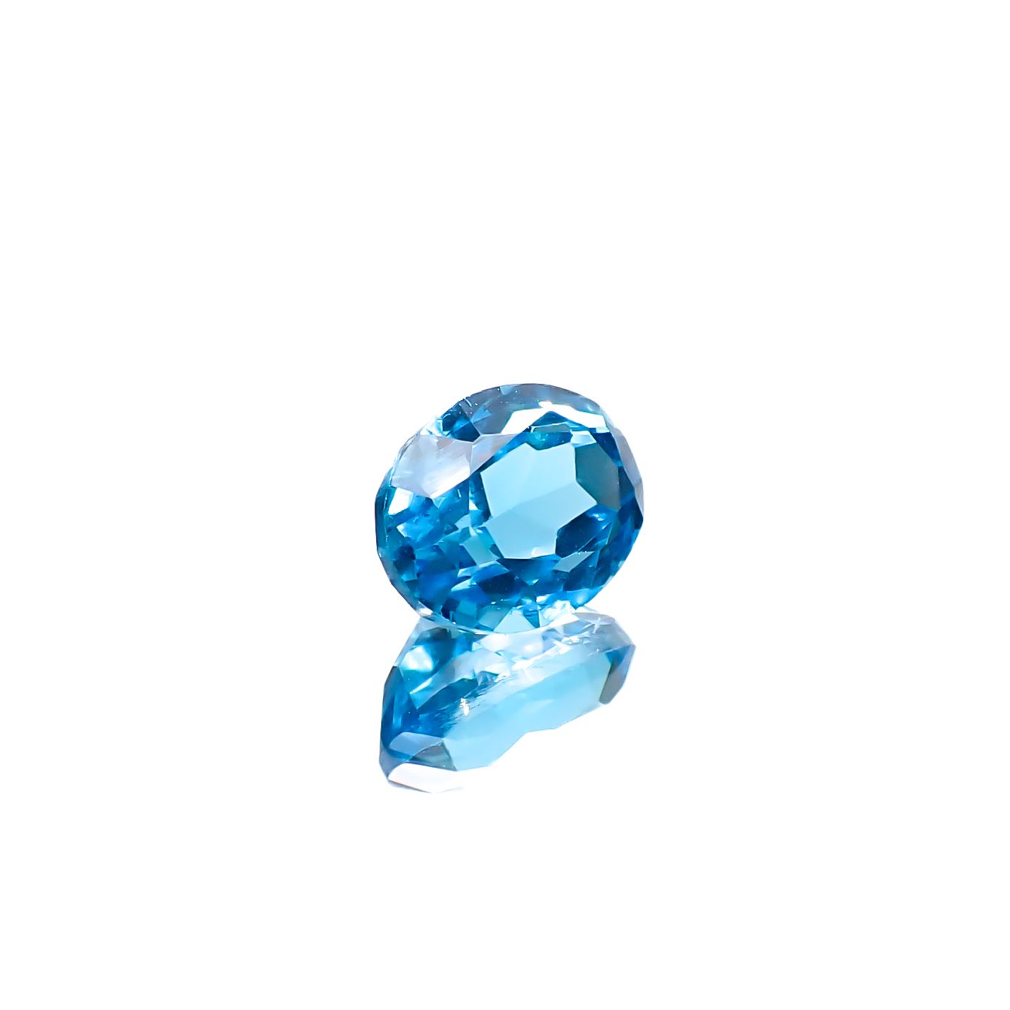 ワールド オンラインストア スイスブルートパーズ ブラジル産 [241229575]8.2x6.3mm 1.98ct アクセサリー