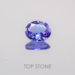 タンザナイト(ゾイサイト) タンザニア産 ルース 0.36ct[210510073]5.1×4mm前後