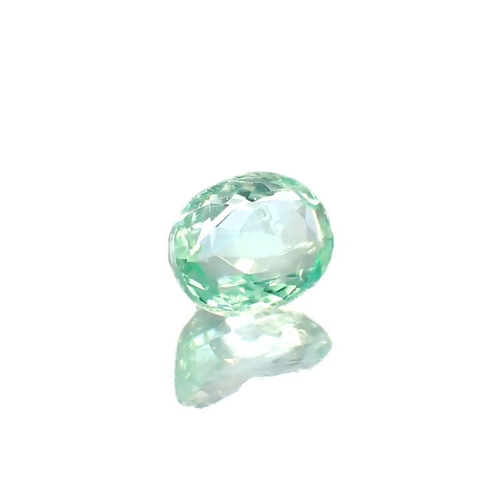 パステルカラーエメラルド コロンビア産 0.35ct [250817226]5x3.9mm前後