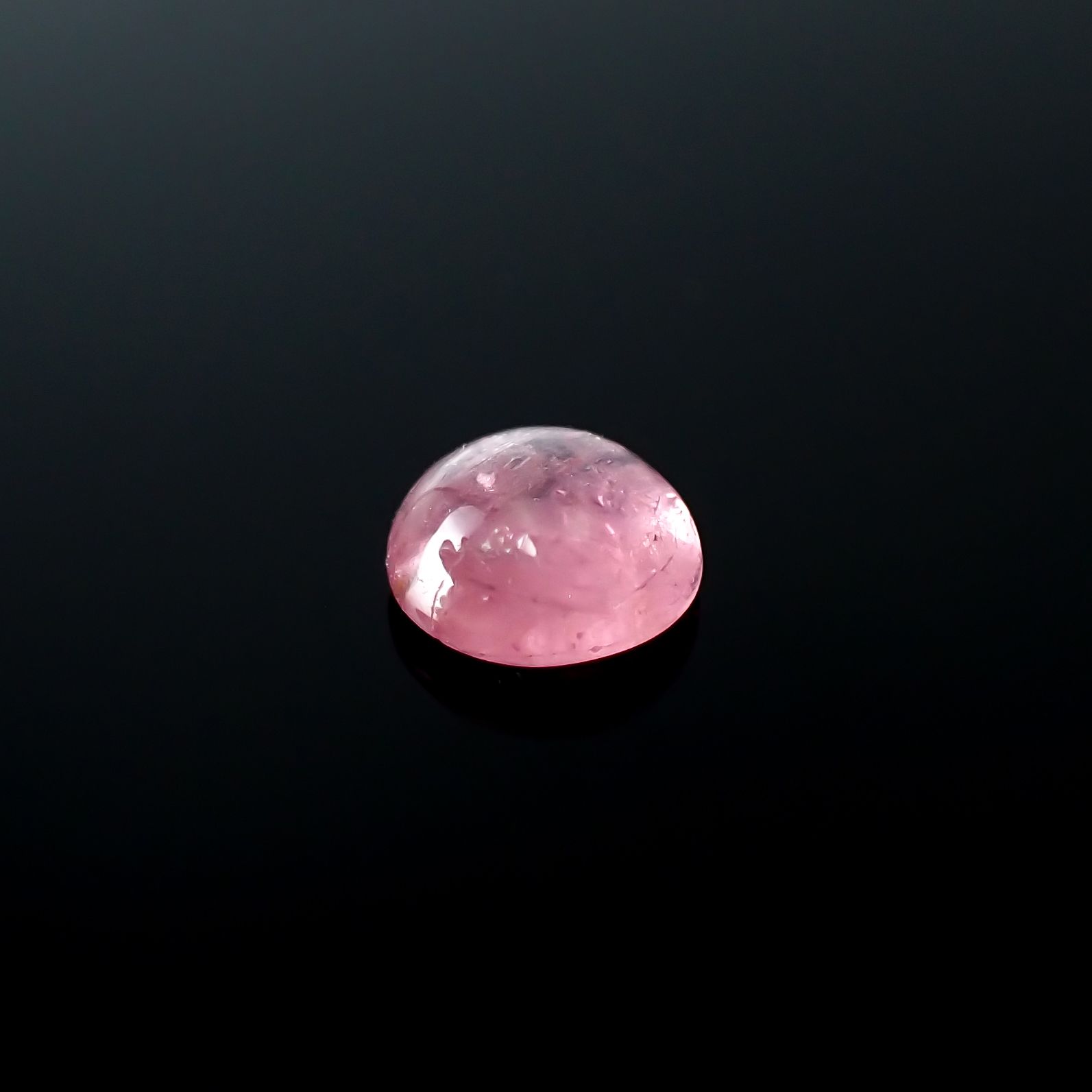 ペツォッタイト(ラズベリル)(宝石名ペツォッタイト)マダガスカル産 0.460ct ソ付(彩珠)[240226147]4.9x4.9mm前後