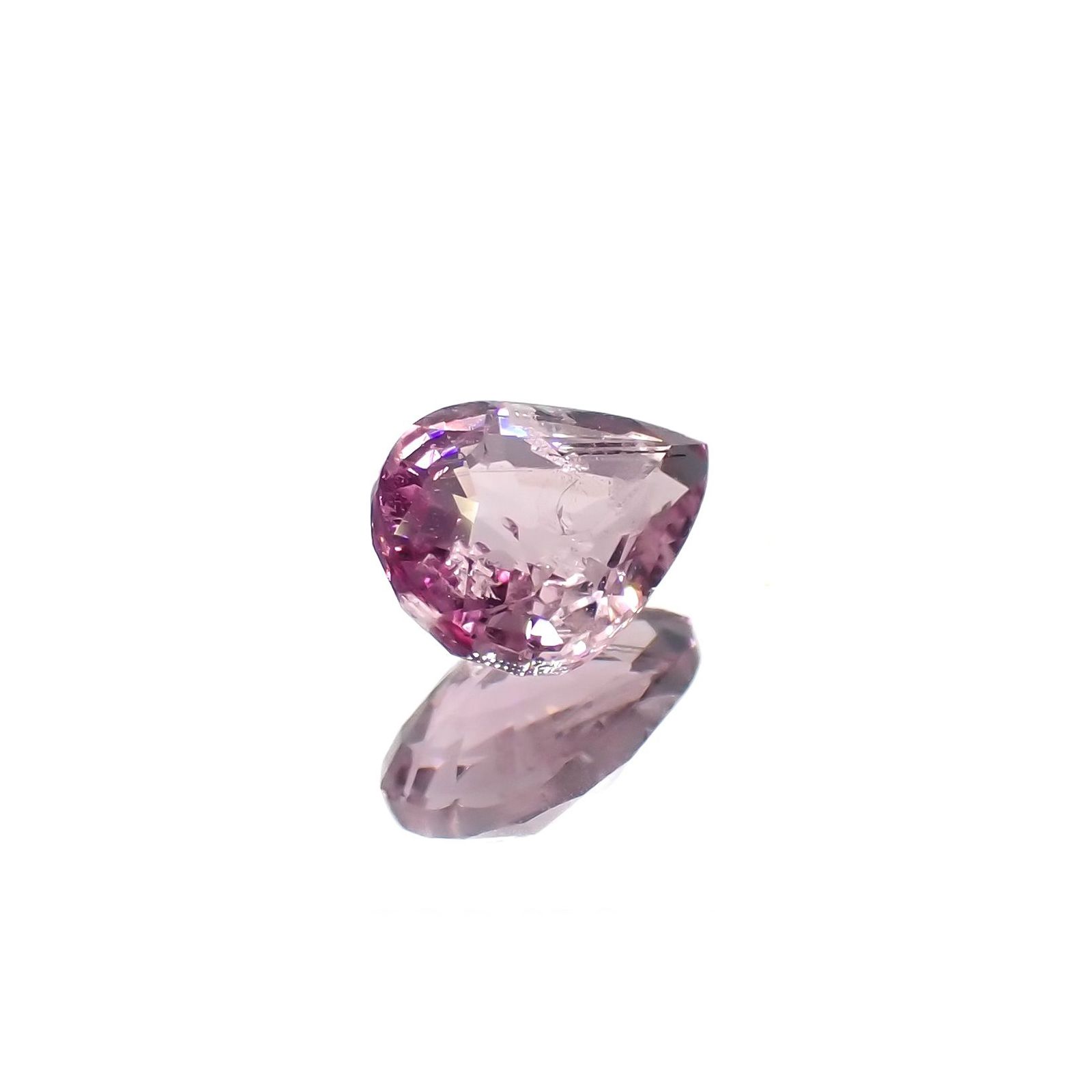 ピンクポードレッタイト(宝石名ピンク・ポードレッタイト)ビルマ産 ソ付(彩珠) 0.936ct / 7.2x5.3mm前後 [260718921]