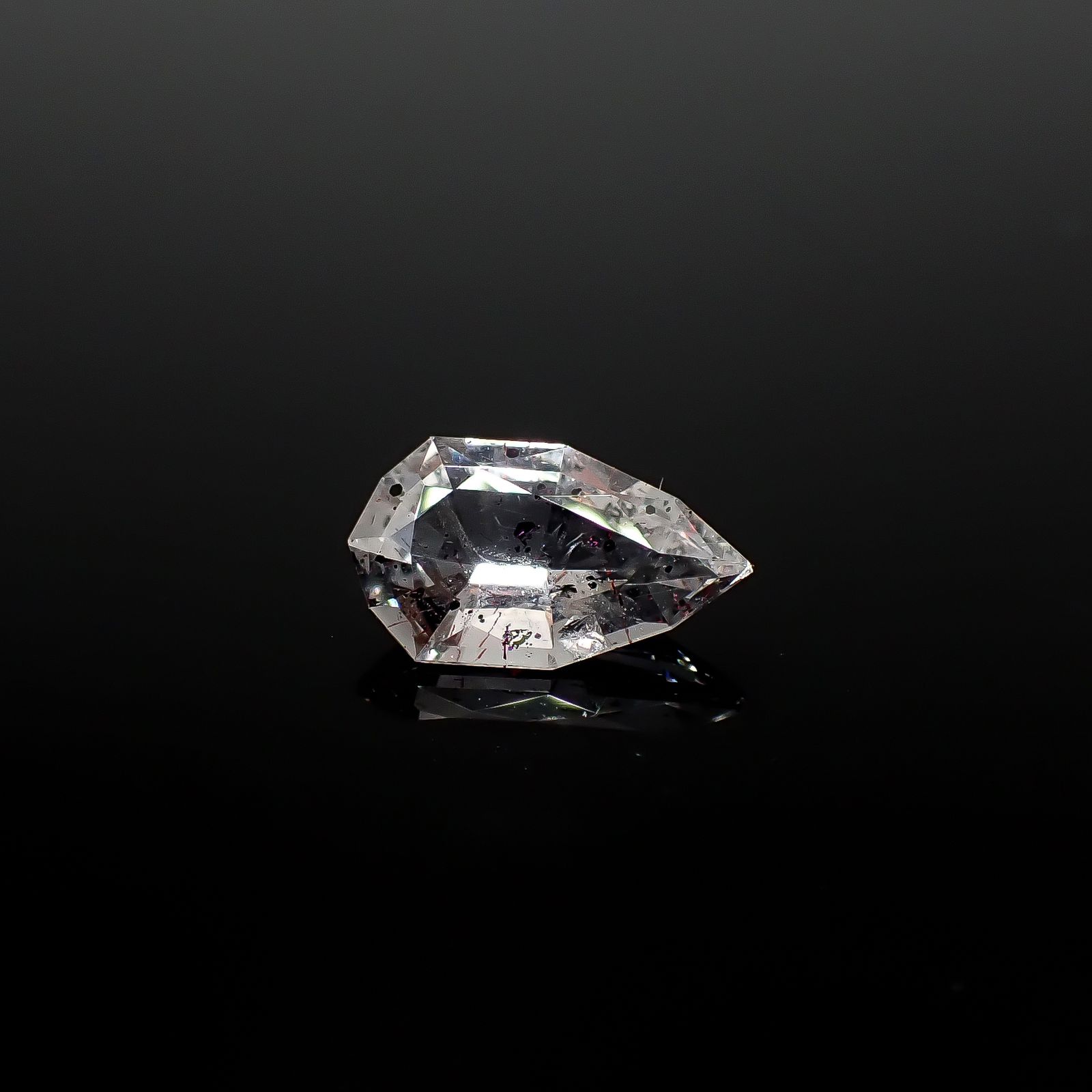 ◇カスタムカット◇ティンカーベルクォーツ ブラジル産 1.01ct[240628165]9.9x5.6mm前後