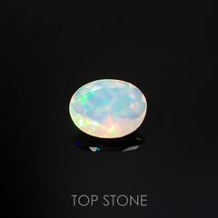 エチオピアオパール(宝石名オパール)エチオピア産 0.59ct 識別済[220114790]7.6x5.9mm前後