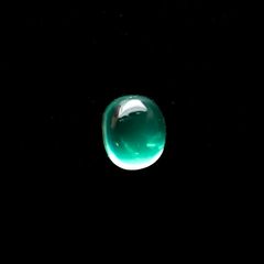 エメラルドキャッツアイ コロンビア産 0.37ct [241229552]4.5x3.9mm前後