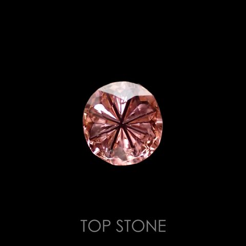 ◇甲州貴石切子Plus Three◇ピンクトルマリン(宝石名ピンク・トルマリン)カード付き ブラジル産 1.203ct ソ付(彩珠)[220113925]7.6x7.2mm前後