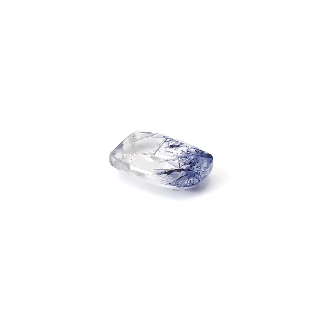 デュモルチェライトインクォーツ ブラジル産 0.86ct / 6.9x5mm前後 [260331852]