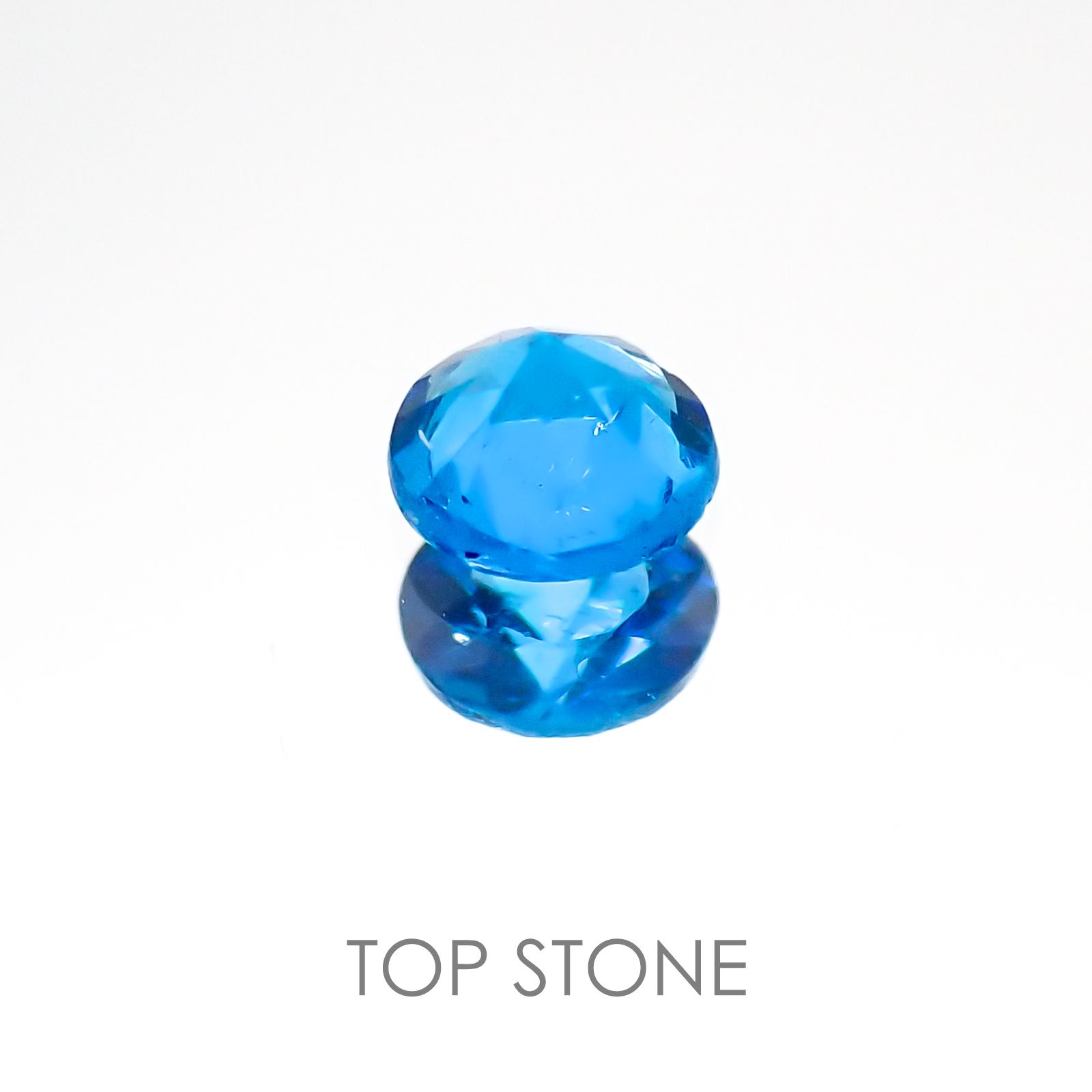 ネオンブルーアパタイト ブラジル産 ルース 0.1ct[20117496]3×2.9mm前後