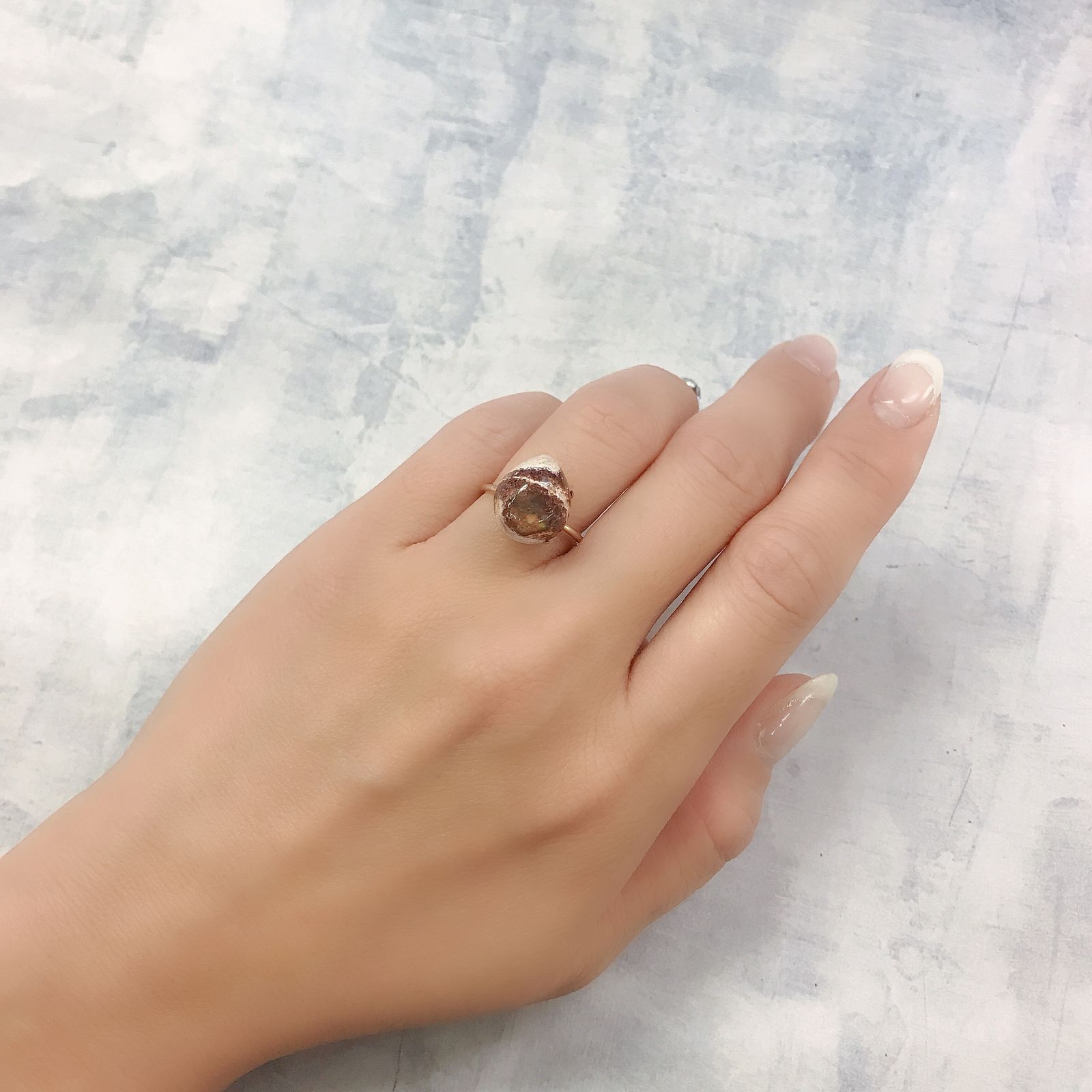 カンテラオパール  メキシコ産 5.16ct[220717199]13.3x11.2mm前後