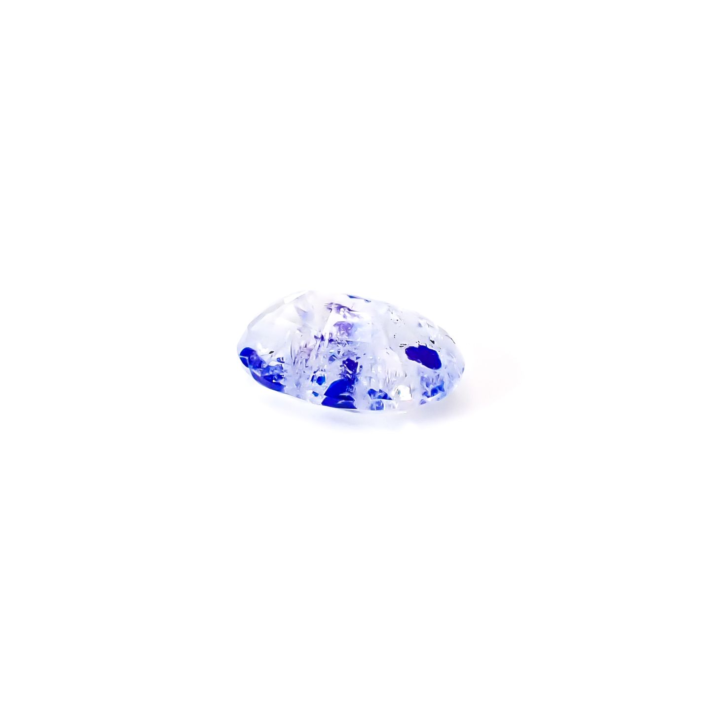 ラズライトインソーダライト フルオレッセンス アフガニスタン産 1.85ct / 10.2x7.2mm前後 [260431993]
