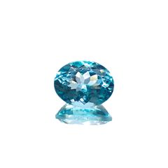 アパタイト(宝石名アパタイト)ブラジル産 2.18ct 識別済[230321345]9.1x7.2mm前後