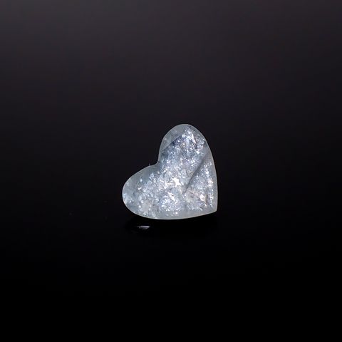 イリデッセンスアクアマリン ブラジル産 2.62ct / 9.4x11.4mm前後 [250730851]