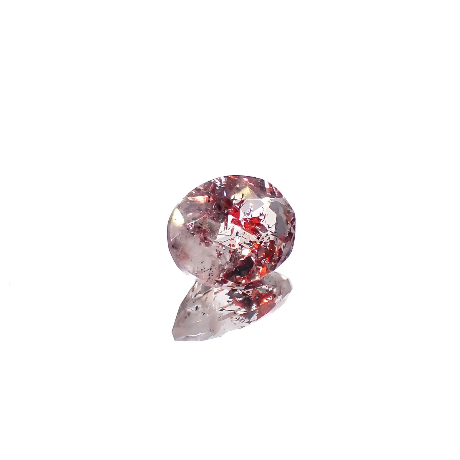 ファイヤークォーツ ナイジェリア産 1.56ct[240326719]8.8x6.9mm前後