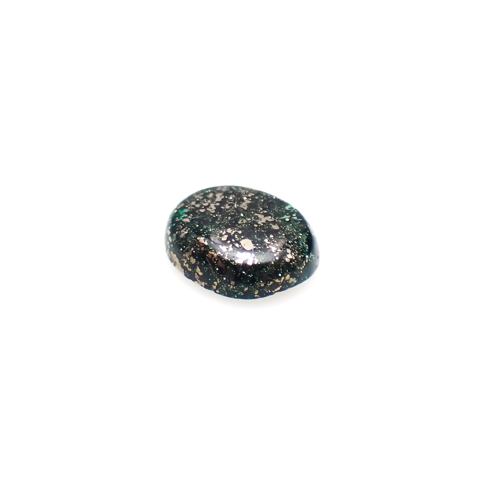 パイライトインエメラルド コロンビア産 2.53ct [241029303]9.8x8.3mm前後