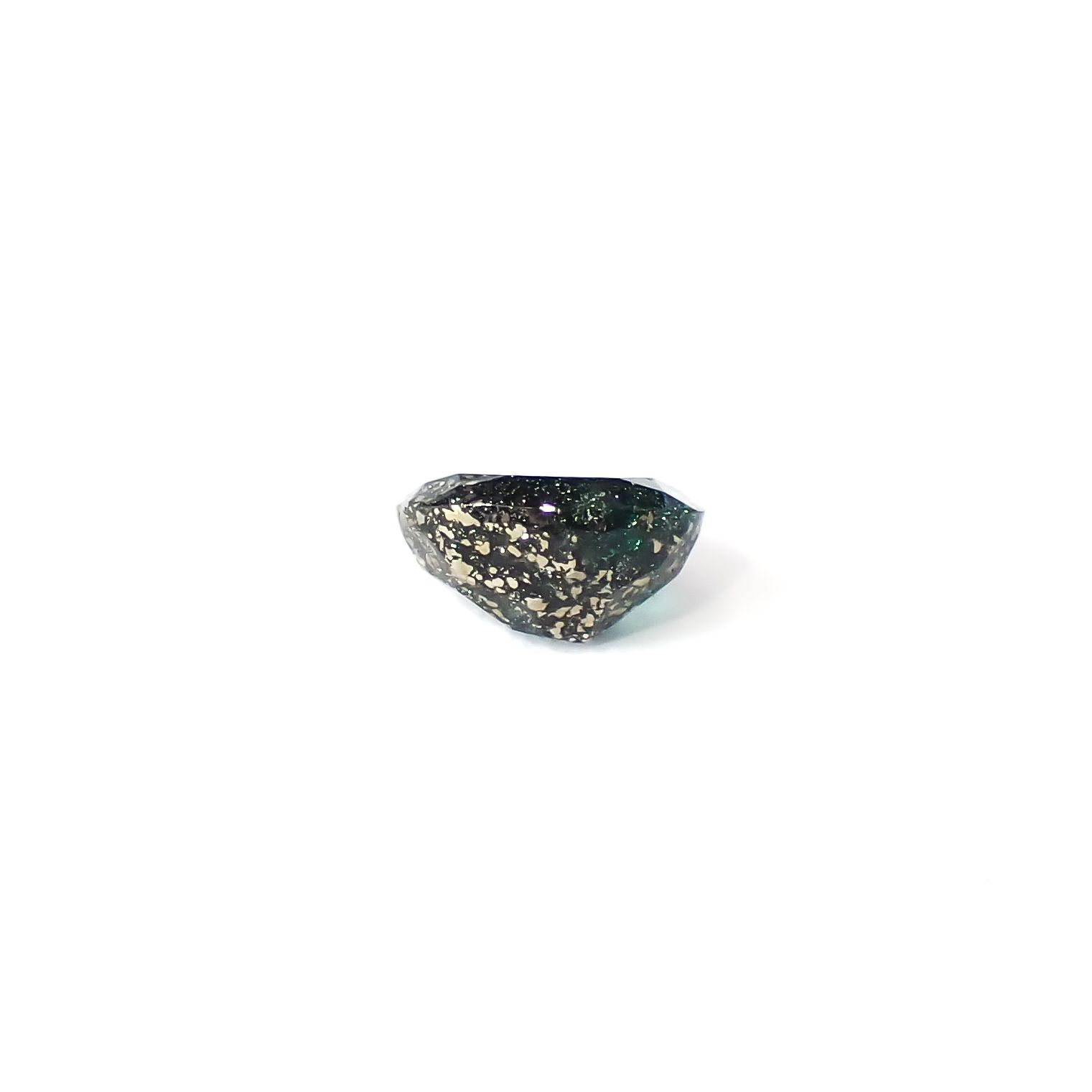 パイライトインエメラルド コロンビア産 0.48ct / 5.3x4.4mm前後 [260532122]
