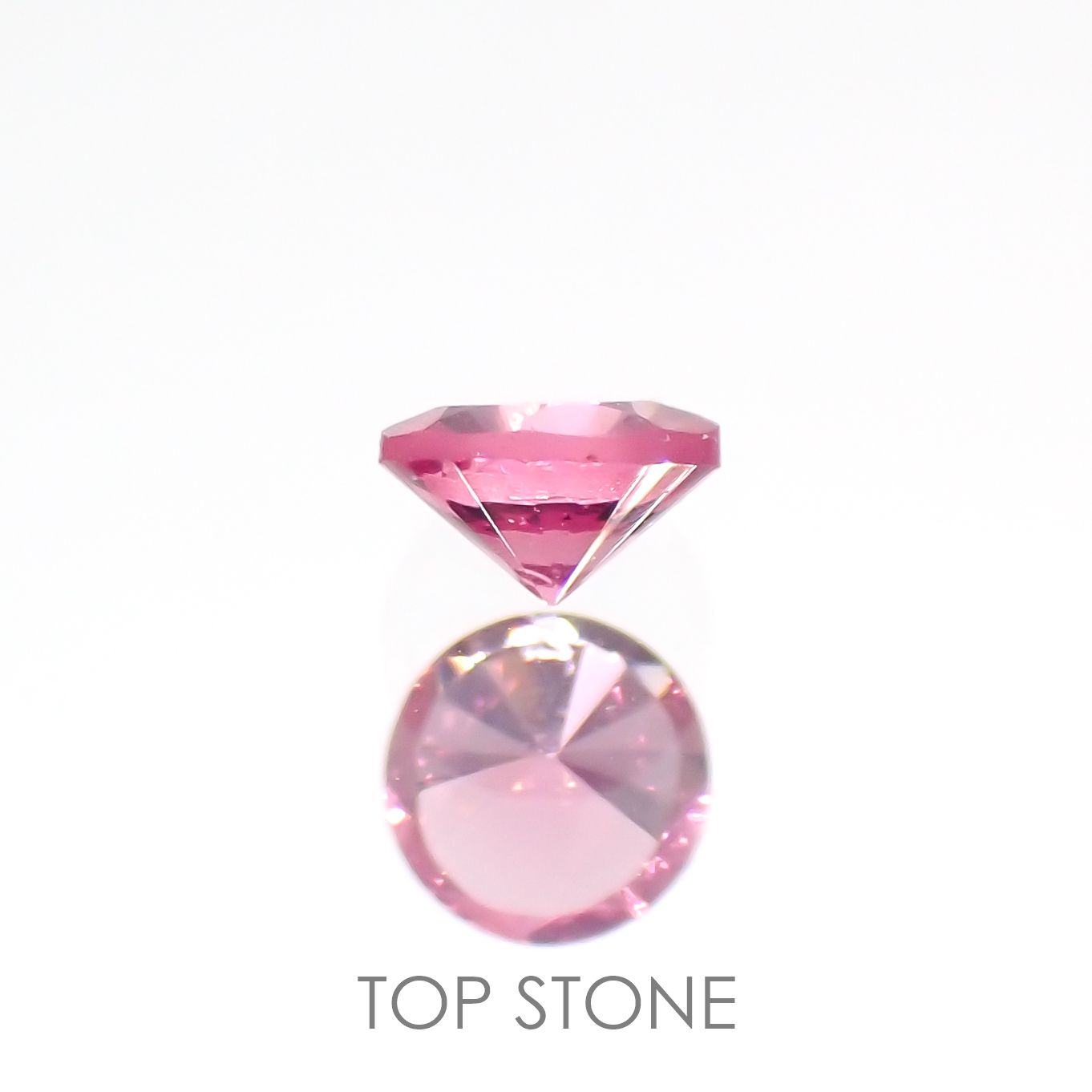 ホットピンクスピネル(宝石名ピンク・スピネル) タンザニア産 0.11ct 識別済[210912581]2.9×2.9mm前後
