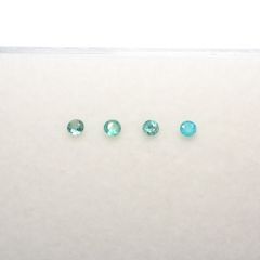 パライバトルマリン カラーグラデーション4pcsセット ブラジル産 0.16ct(4pcs合計)[230220499]2.2-2.3x2.2-2.3mm前後