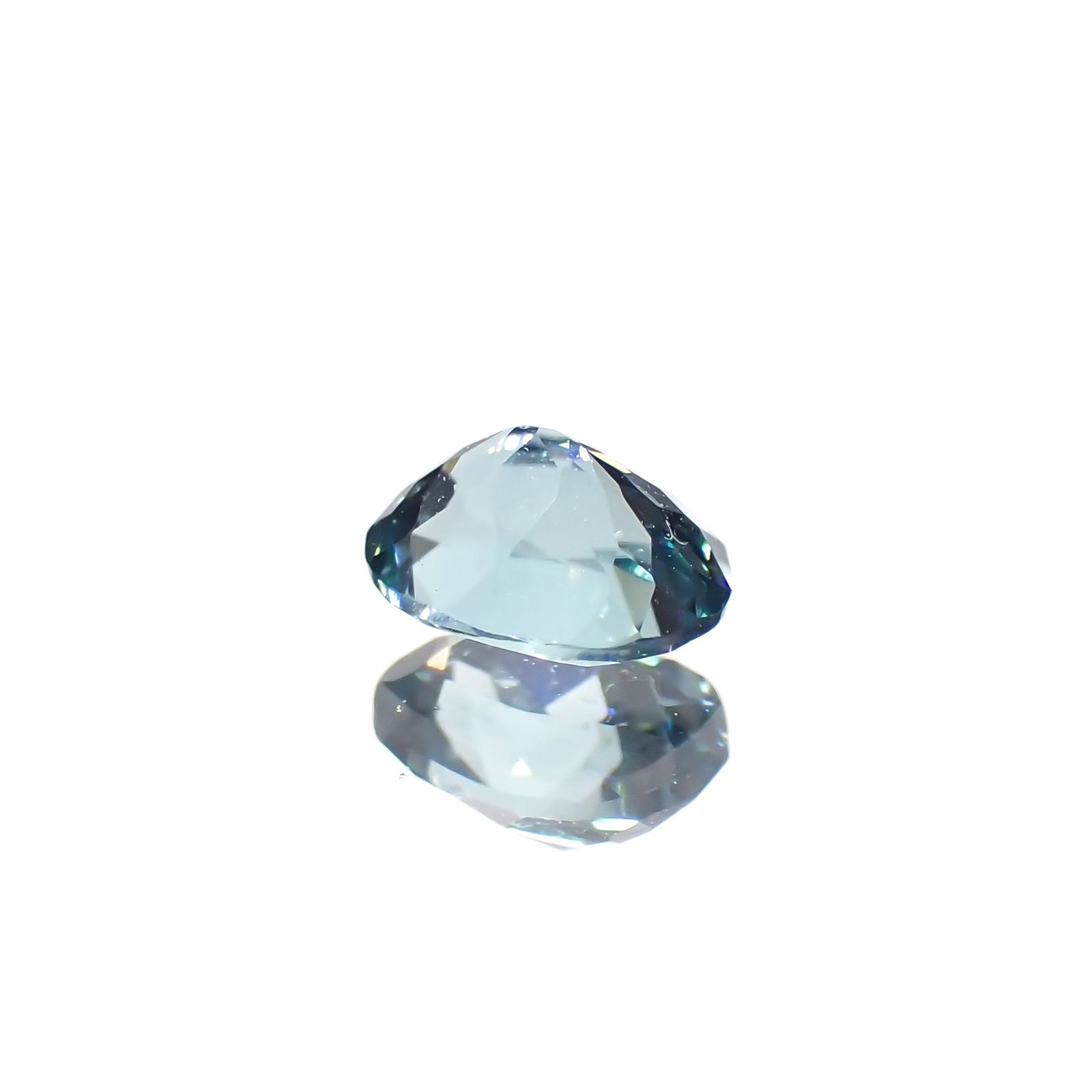 ブルートルマリン(宝石名トルマリン)アフガニスタン産 0.28ct 識別済[230321087]4.7x3.6mm前後
