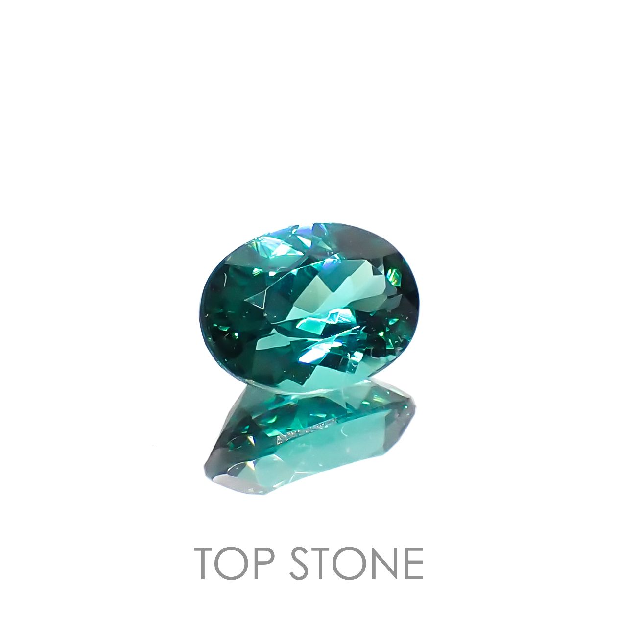 ブルーグリーントルマリン ブラジル産 0.90ct[230320975]7.1x5.2mm前後