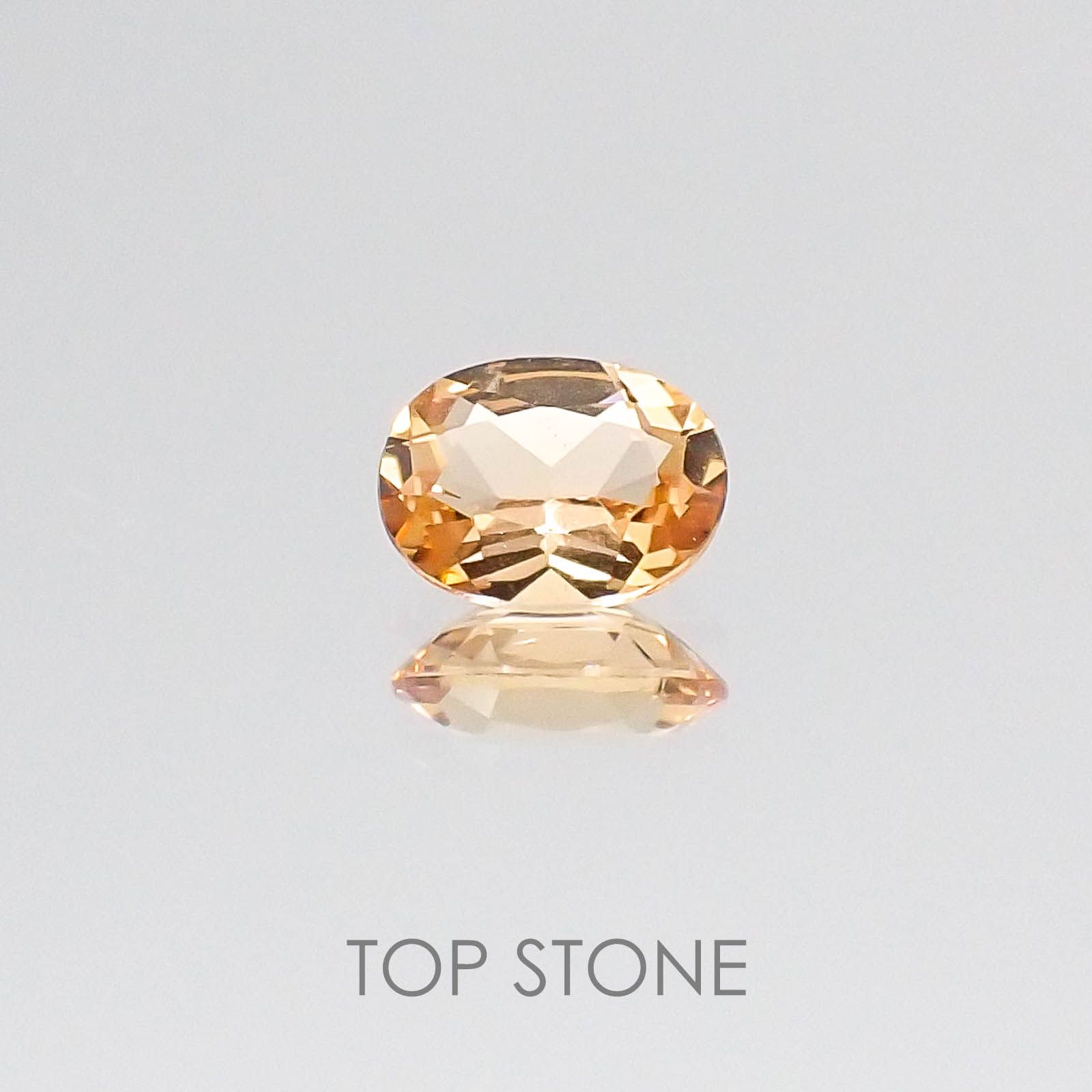 インペリアルトパーズ ブラジル産 ルース 0.34ct[20084379]5.1×3.8mm前後