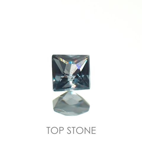 ◇プリンセスカット◇カラーチェンジガーネット アレキタイプ(宝石名ガーネット)マダガスカル・ベキリー産 0.091ct 識別済[221219409]2.4x2.4mm前後
