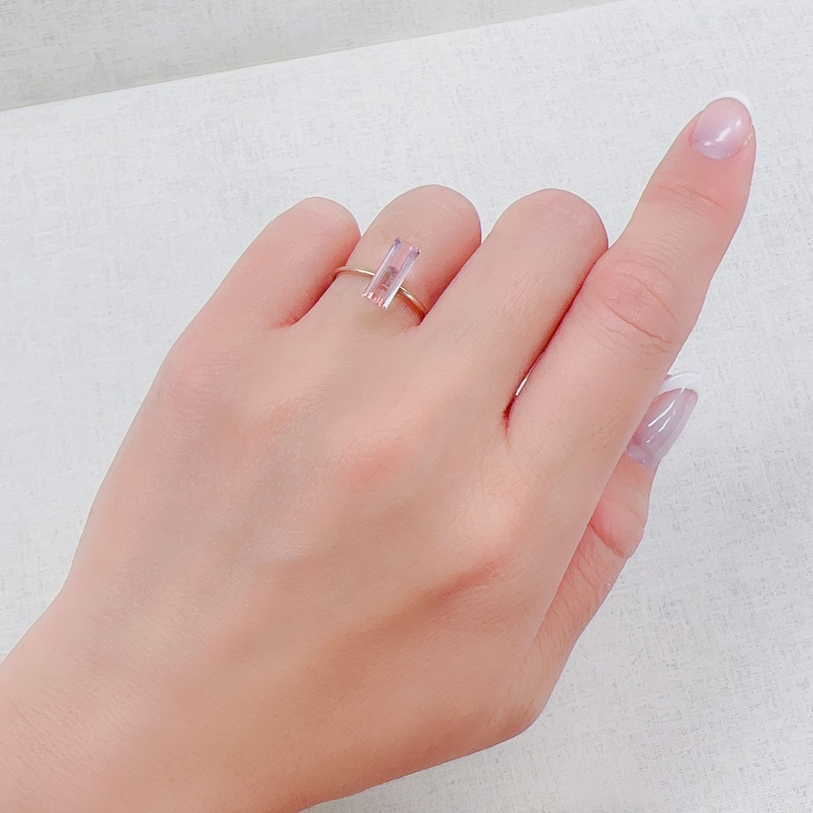 バイカラートパーズ ブラジル産 1.55ct[230521919]11.3x4.3mm前後