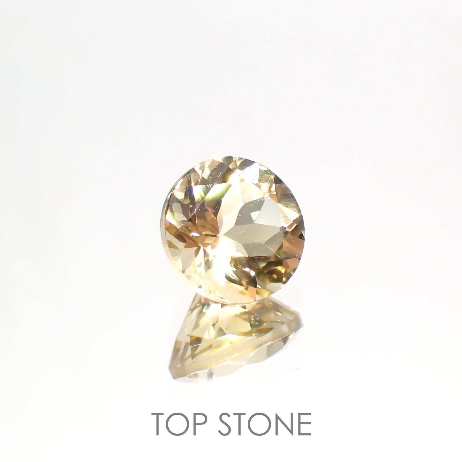 イエローベリル(宝石名イエロー・ベリル)ブラジル産 1.34ct 識別済[211113651]7.1x7.1mm前後