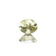 パロットクリソベリル(宝石名クリソベリル)インド産 0.47ct 識別済[220114510]5.2x4.1mm前後