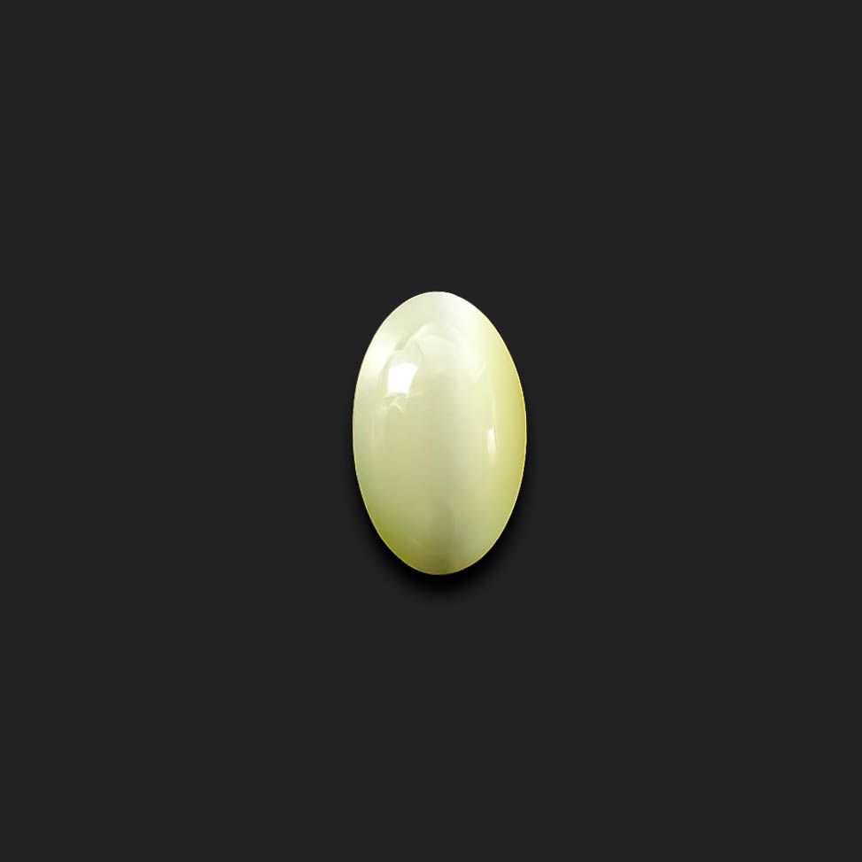クリソベリルキャッツアイ(宝石名クリソベリル・キャッツアイ)スリランカ産 1.19ct 識別済[231225019]7.3x4.6mm前後