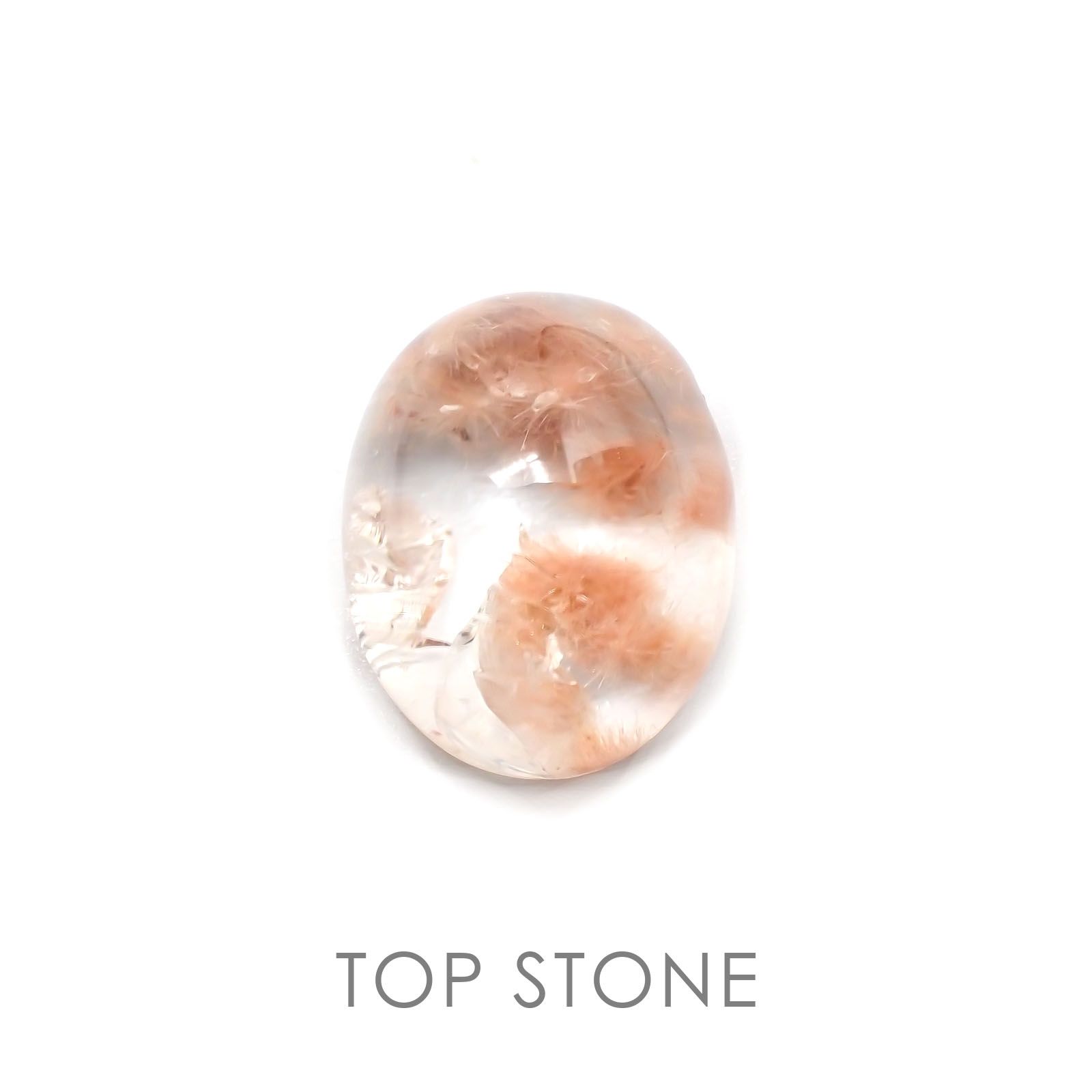 ピンクデュモルチェライトインクォーツ ブラジル産 ルース 20.69ct[20129077]18.6×14.8mm前後
