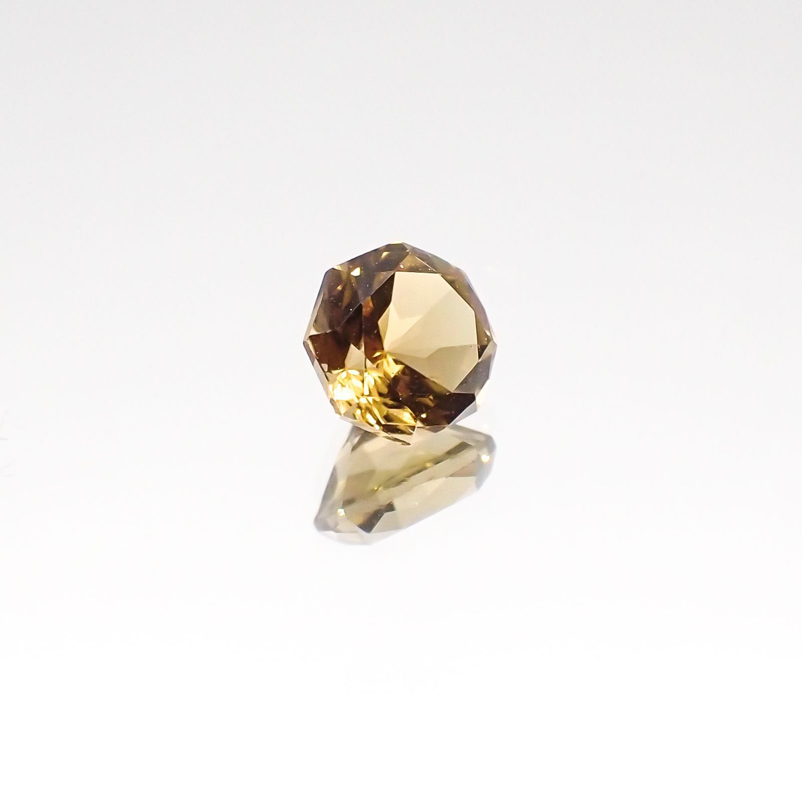 ◇オクタゴンカット◇イエロートルマリン SA(宝石名トルマリン)ブラジル/アフリカ産 0.59ct 識別済[231124217]5x5mm前後