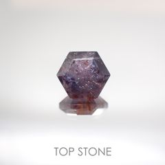 ◇ヘキサゴンカット◇ブラッドショットアイオライトSA インド産 ルース 0.94ct[210610989]6×6mm前後