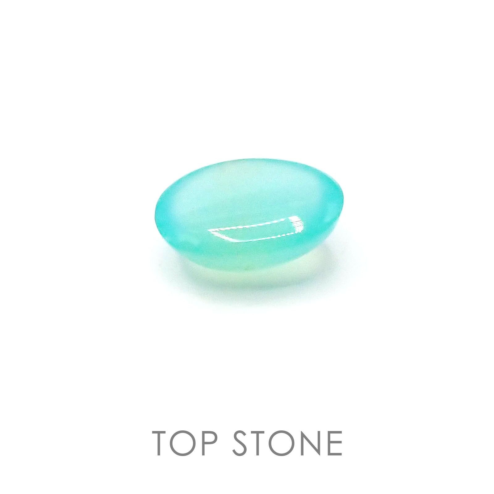 ブルーオパール ペルー産 ルース 0.53ct[20084730]6.9×5.2mm前後