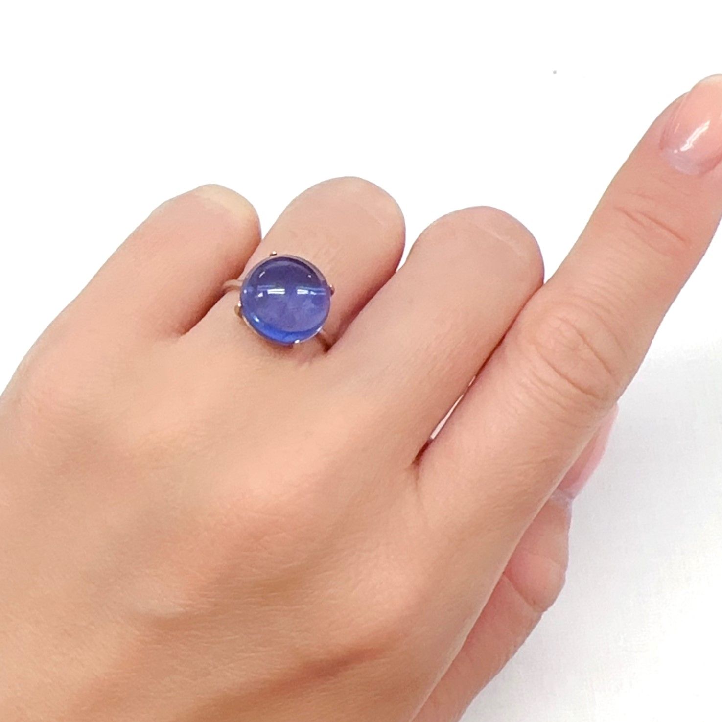 カラーチェンジフローライト ブラジル産 8.57ct[240326739]12.3x12.2mm前後
